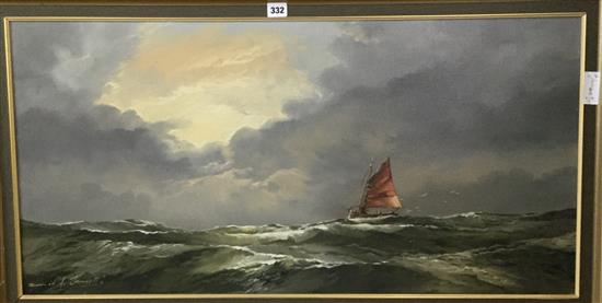 Sailing scene by David A James